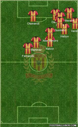 Yellow Red KV Mechelen Formation 2014