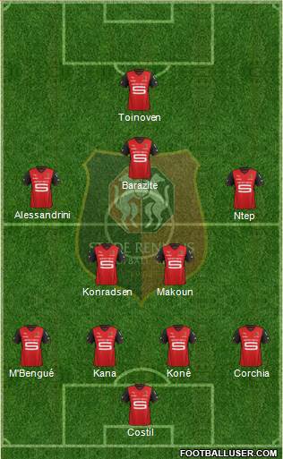 Stade Rennais Football Club Formation 2014
