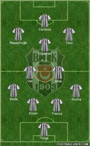 Besiktas JK Formation 2014