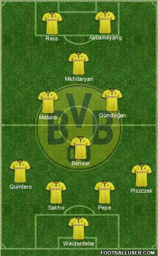 Borussia Dortmund Formation 2014