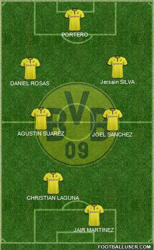 Borussia Dortmund Formation 2014