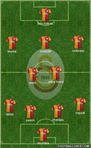 Galatasaray SK Formation 2014
