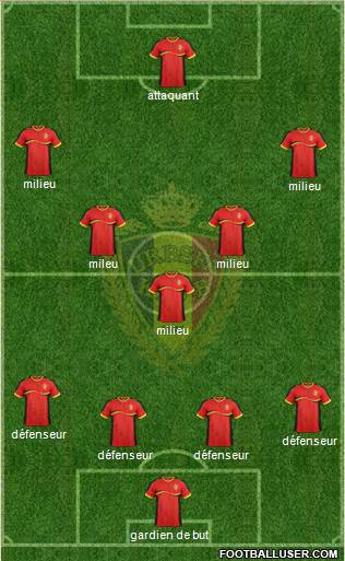 Belgium Formation 2014