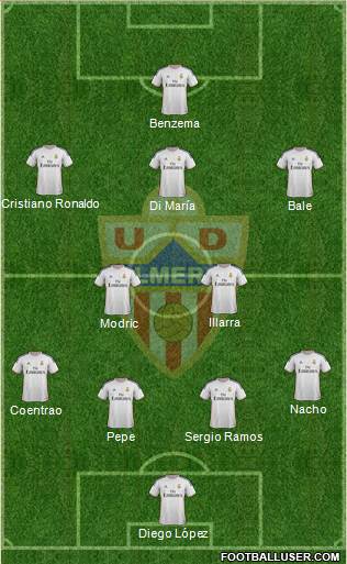 U.D. Almería S.A.D. Formation 2014