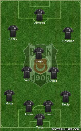 Besiktas JK Formation 2014