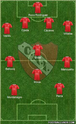 Independiente Formation 2014