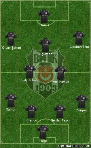 Besiktas JK Formation 2014