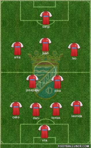 Xerez C.D., S.A.D. Formation 2014