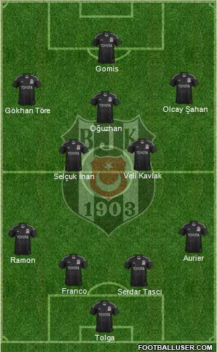 Besiktas JK Formation 2014
