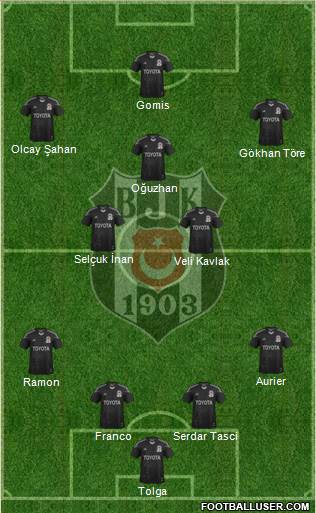 Besiktas JK Formation 2014