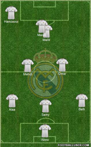 Real Madrid C.F. Formation 2014