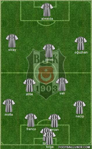 Besiktas JK Formation 2014