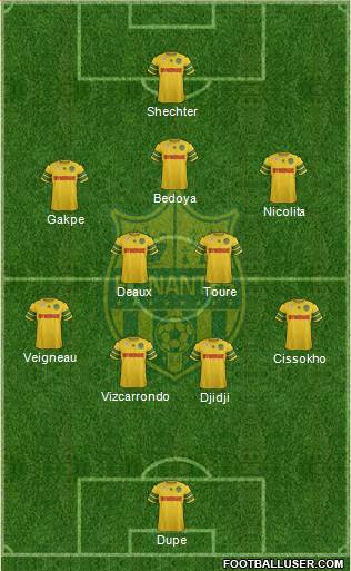 FC Nantes Formation 2014