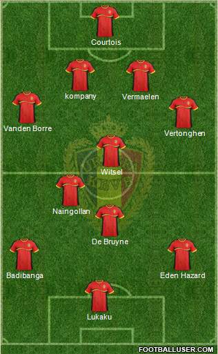 Belgium Formation 2014
