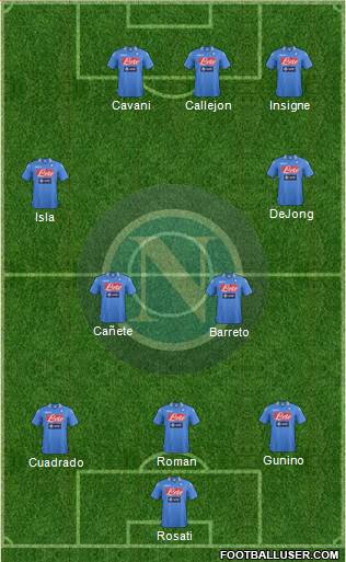 Napoli Formation 2014