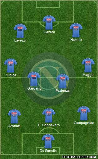 Napoli Formation 2014