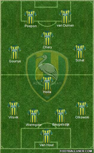 ADO Den Haag Formation 2014