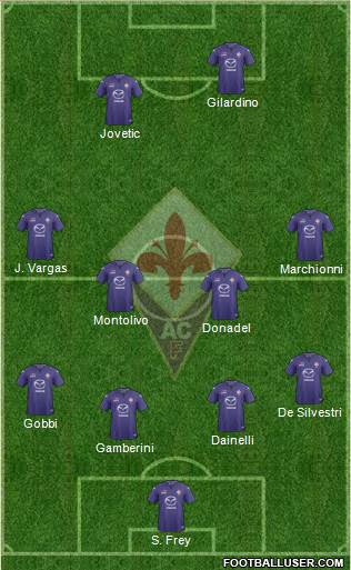 Fiorentina Formation 2014