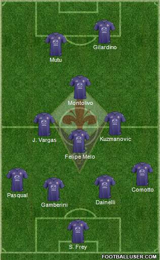Fiorentina Formation 2014