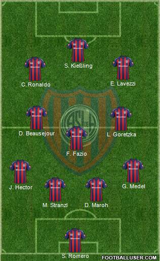 San Lorenzo de Almagro Formation 2014