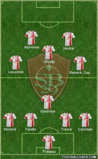 Stade Brestois 29 Formation 2014