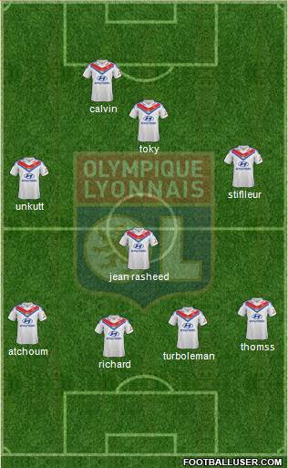 Olympique Lyonnais Formation 2014