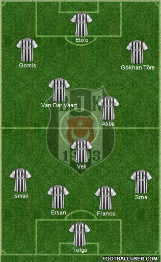Besiktas JK Formation 2014