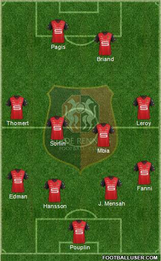 Stade Rennais Football Club Formation 2014