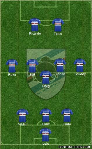 Sampdoria Formation 2014