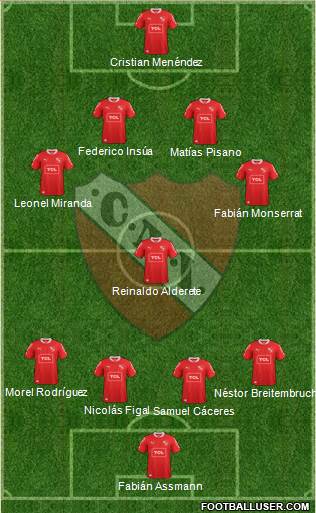 Independiente Formation 2014