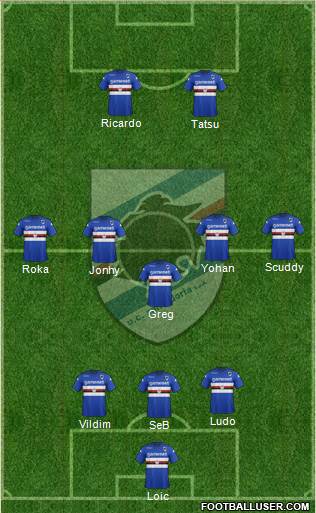 Sampdoria Formation 2014