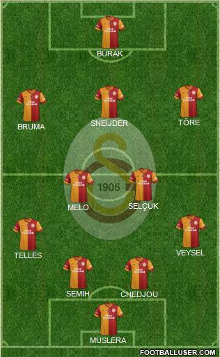 Galatasaray SK Formation 2014