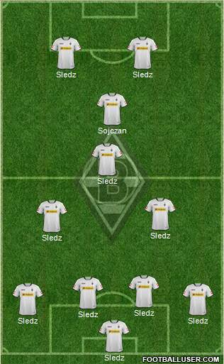 Borussia Mönchengladbach Formation 2014