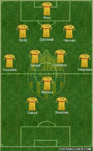 FC Nantes Formation 2014
