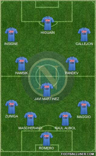 Napoli Formation 2014