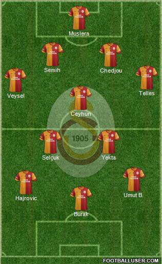 Galatasaray SK Formation 2014
