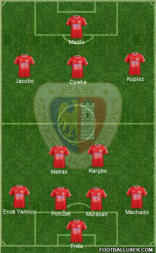 Piast Gliwice Formation 2014