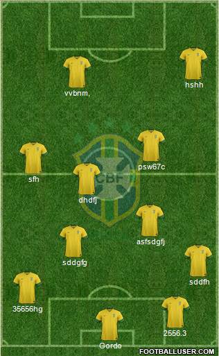 Brazil Formation 2014