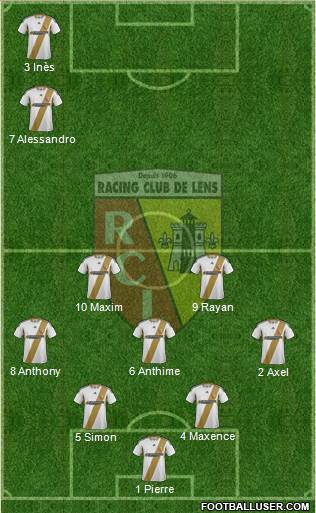 Racing Club de Lens Formation 2014