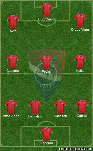 Gil Vicente Futebol Clube Formation 2014