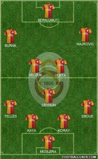 Galatasaray SK Formation 2014
