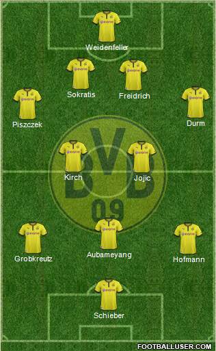 Borussia Dortmund Formation 2014
