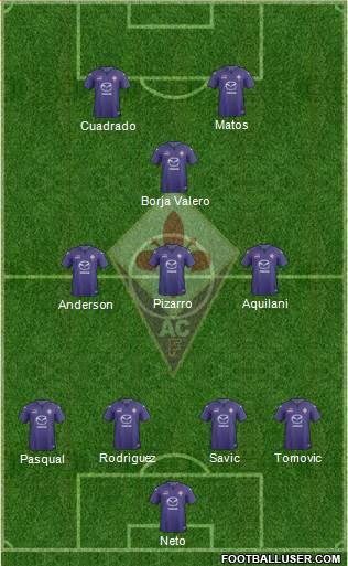 Fiorentina Formation 2014