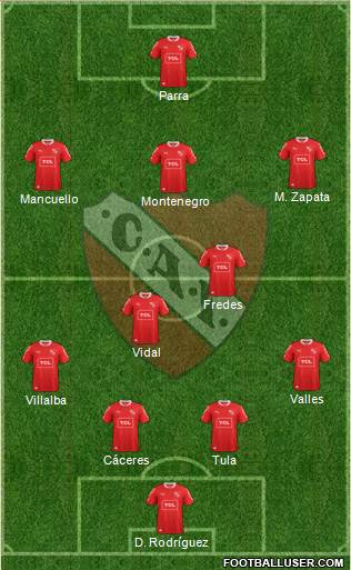 Independiente Formation 2014