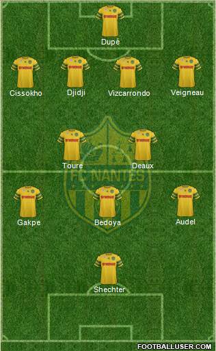 FC Nantes Formation 2014