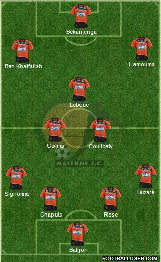 Stade Lavallois Mayenne FC Formation 2014