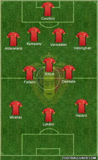 Belgium Formation 2014