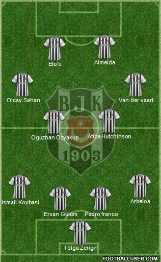 Besiktas JK Formation 2014