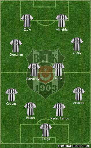 Besiktas JK Formation 2014