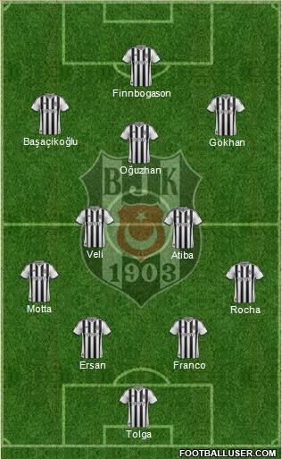 Besiktas JK Formation 2014
